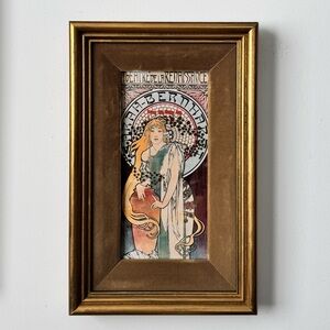 Bohemian art nouveau Alphonse Mucha wall art